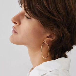 Classic Minimalist Hoop Earrings - AROSÈ