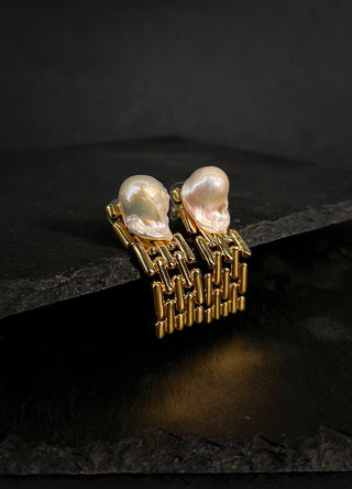 Baroque Chain Earrings - AROSÈ