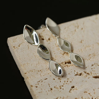 Metallic Geometry Fusion Earrings - AROSÈ