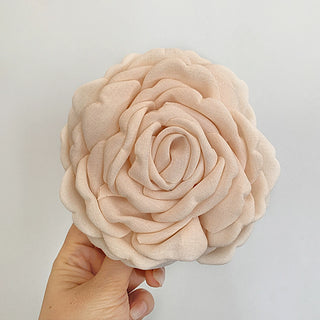 Handcrafted 3D Rose Flower Claw Clip