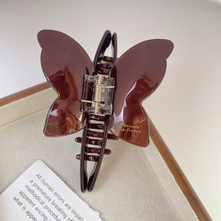 Acetate Butterfly Wing Claw Clip