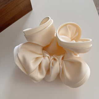 Grandeur Satin Ruffle Scrunchie