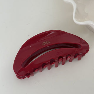 Scarlet Acetate Claw Clip