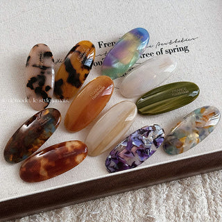 Oval Acetate Hair Clip