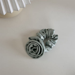 Emerald Luxe Satin Scrunchie