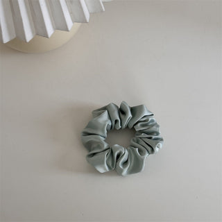 Emerald Luxe Satin Scrunchie