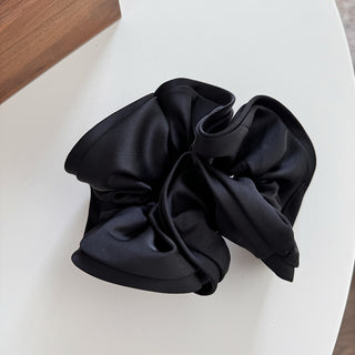 Grandeur Satin Ruffle Scrunchie