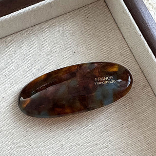 Oval Acetate Hair Clip