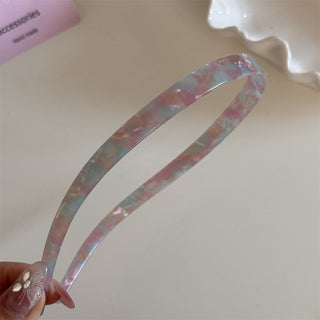 Retro Multicolor Acetate Headband