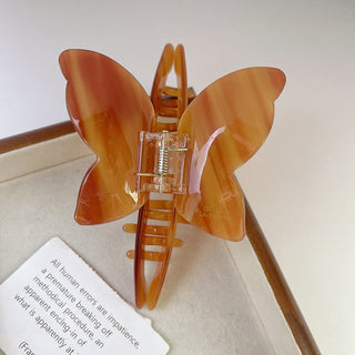 Acetate Butterfly Wing Claw Clip